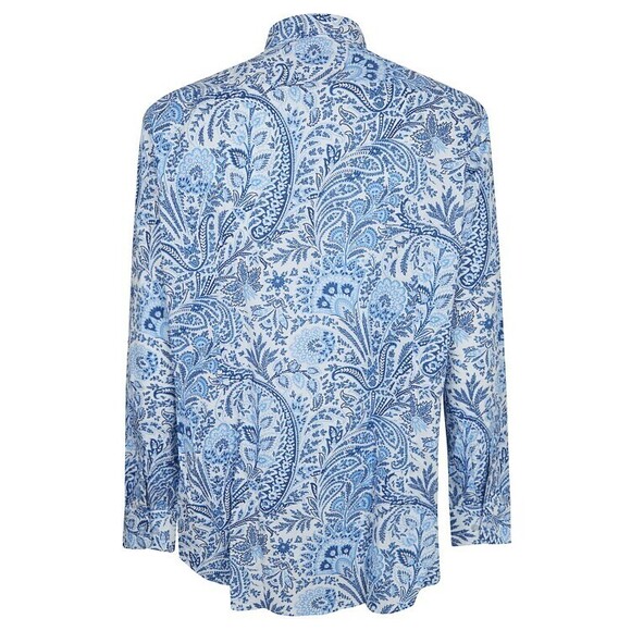 Etro Stretch Cotton Pointed Collar Paisley Shirt - NWT